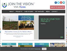 Tablet Screenshot of jointhevision.org